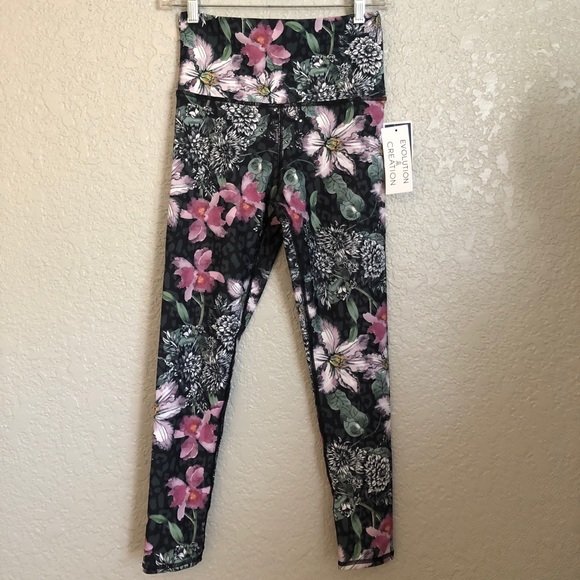 Marshalls Pants & Jumpsuits Brand New Floral Print Leggings Poshmark